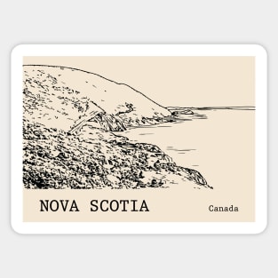 Nova Scotia Canada Sticker